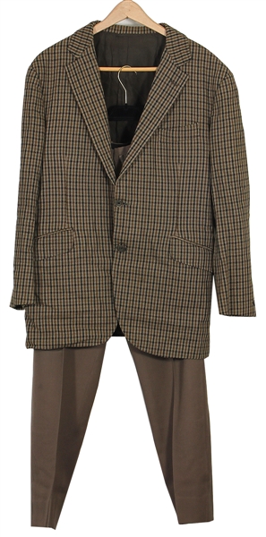Albert Grossman Owned & Worn Checked Jacket and Pants