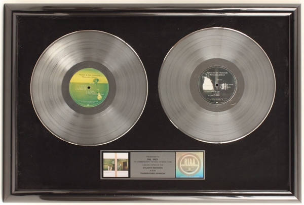 Hootie and The Blowfish "Fairweather Johnson" Double Platinum Double RIAA Award
