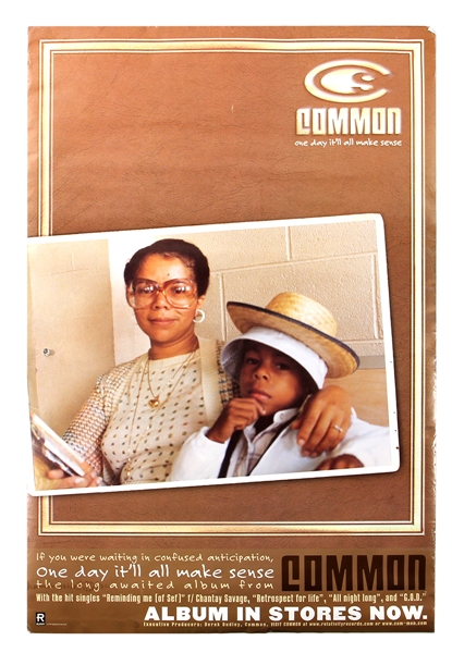Common 1997 “One Day It’ll All Make Sense” Promotional Album Poster