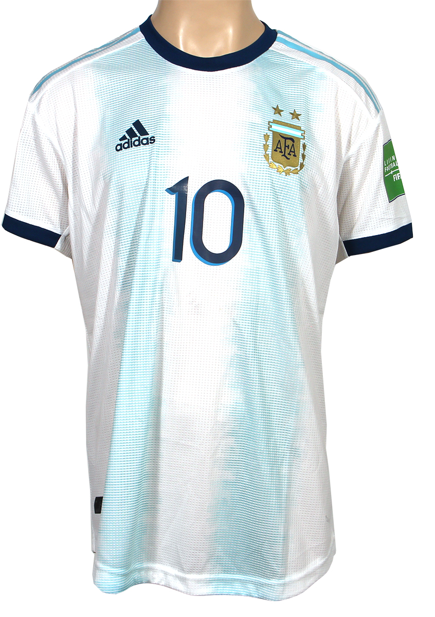 Lot Detail - Lionel Messi Match Worn/Match Issued National Team Jersey