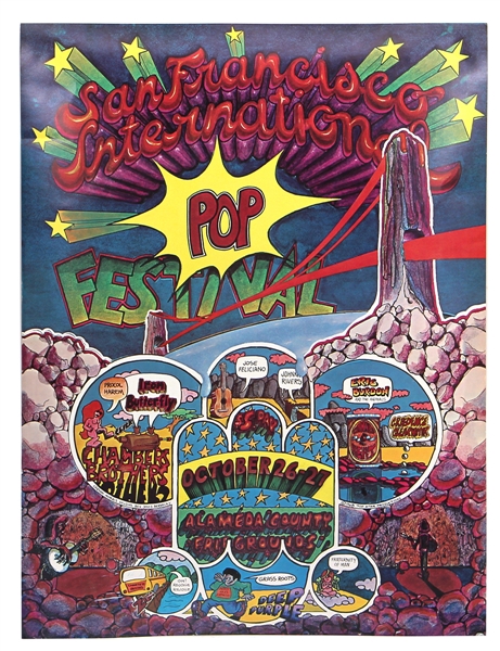 1968 San Francisco International Pop Festival Poster