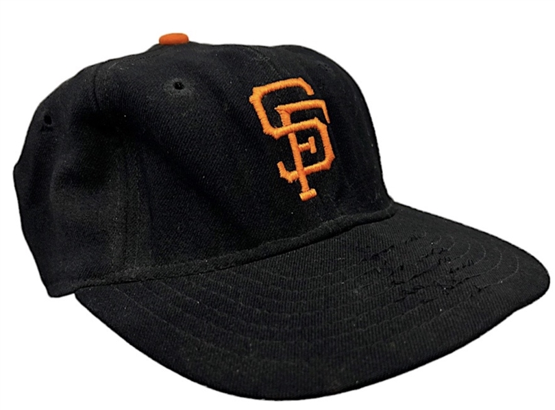 1961 Willie Mays SF Giants Heavily Game-Used & Signed Cap Worn On Incredible Four Home Run Game JSA, Waite Hoyt & JT Sports 