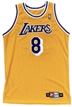1998-99 Kobe Bryant LA Lakers Game-Used Home Jersey