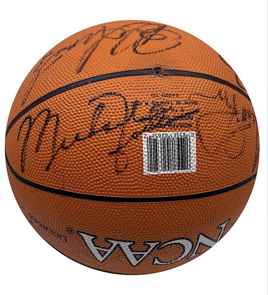 1990-91 Chicago Bulls Team-Signed Basketball JSA