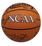 1990-91 Chicago Bulls Team-Signed Basketball JSA