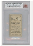 1909-11 T206 #372 William Otey Southern League (Old Mill ) BVG 3