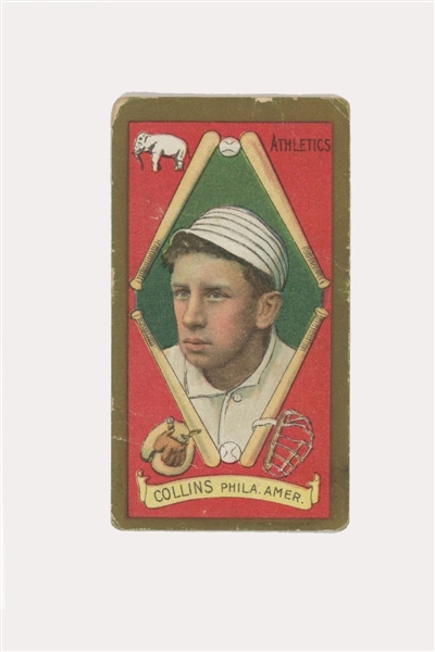 T205 Gold Border Eddie Collins (Closed Mouth)