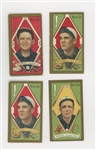 Lot of 4 T205 Gold Border Chicago White Sox Players