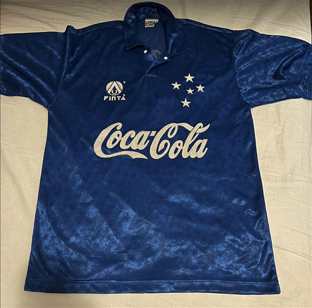 Ronaldo Coca Cola Game Worn Blue Jersey