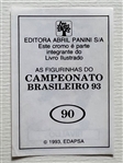1993 Panini Abril Campeonato Brasileiro 90 Rivaldo