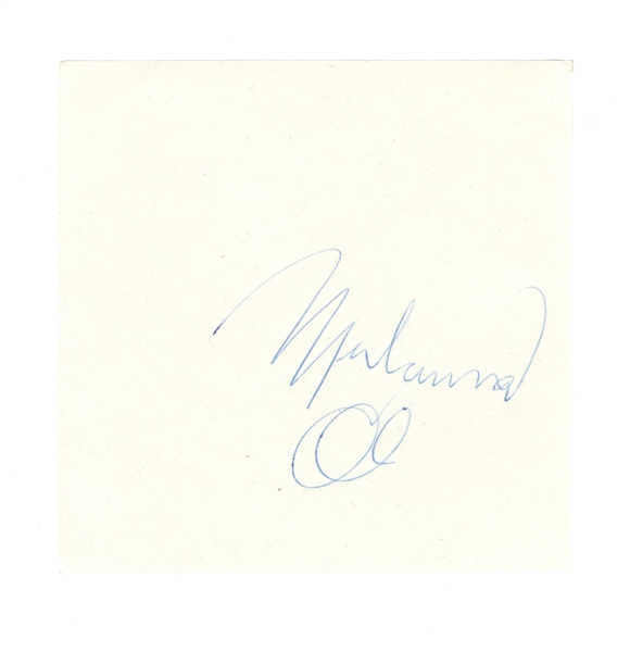 Muhammad Ali Signed Album Page JSA