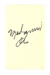 Muhammad Ali Signed Autograph Book Page JSA
