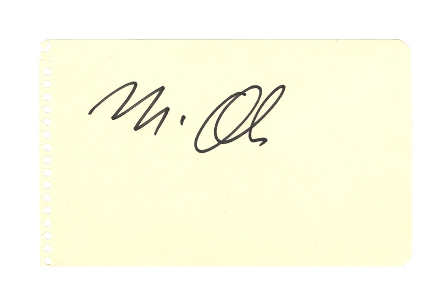 Muhammad Ali Signed Autograph Book Page JSA