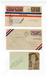 Lot of 3 of Early Aviator Autographs (Hinton, Hawks, and Nichols)