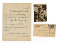 Charles Lindbergh Signed Letter