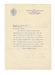 Calvin Coolidge Signed Letter