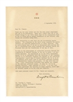 Dwight D. Eisenhower Signed Letter