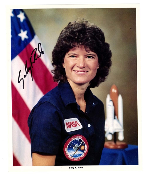 Sally K. Ride Astronaut Signed Photo Beckett