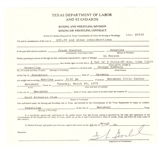 Bruiser Brody Frank Goodish Signed Wrestling Contract