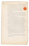 John Lennon Signed 1977 Beatles Settlement Agreement Ending Relationship with Allen Klein (ABKCO)