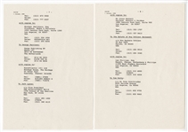 Supergroup Traveling Wilburys Signed Publishing Contract JSA
