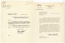 Brian Epstein 5X Signed Original 1964 & 1965 Beatles Trademark Application Archive Caiazzo