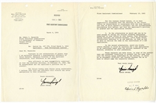 Brian Epstein 5X Signed Original 1964 & 1965 Beatles Trademark Application Archive Caiazzo