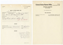 Brian Epstein 5X Signed Original 1964 & 1965 Beatles Trademark Application Archive Caiazzo