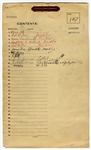 Brian Epstein 5X Signed Original 1964 & 1965 Beatles Trademark Application Archive Caiazzo