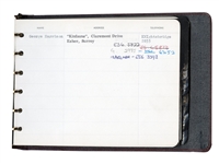 Beatles Brian Epstein's Hand-Annotated Personal Address Book with All Four Beatles Addresses, Rolling Stones, More, Caiazzo