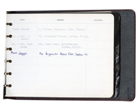Beatles Brian Epstein's Hand-Annotated Personal Address Book with All Four Beatles Addresses, Rolling Stones, More, Caiazzo