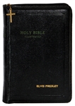 Elvis Presley Owned & Used Holy Bible With Name Embossed in Gold