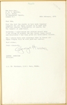 George Harrison 1970 Signed Letter to E.M.I. Caiazzo
