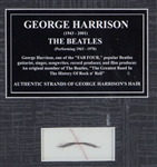 George Harrison Original Hair Display