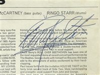 John Lennon & Ringo Starr 1963 Signed With the Beatles Album Caiazzo