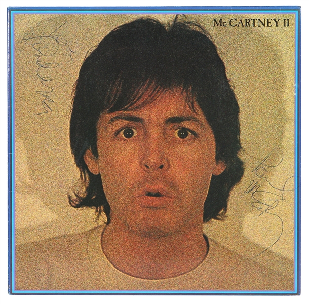 Paul McCartney & Linda McCartney Signed “McCartney II” Album Caiazzo & JSA