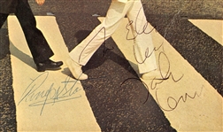 The Beatles Fully Signed Abbey Road Album (Caiazzo) with Photo Proof
