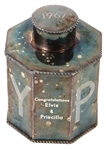 Elvis Presley Owned and Used Silver-Toned Engraved Container Wedding Gift