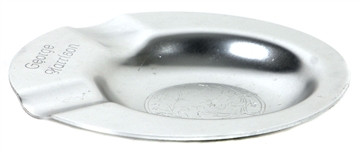 George Harrison Used Engraved Ashtray