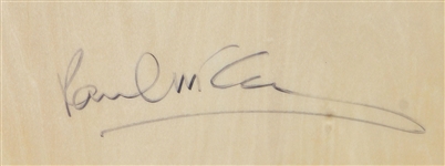 The Beatles Paul McCartney Signed Acoustic Guitar REAL
