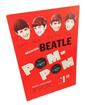 The Beatles 1964 Pom-Pom Promotional Shop Display