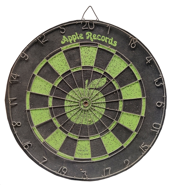 The Beatles Apple Records 1960s Promotional Dartboard