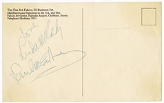 Paul McCartney & Linda McCartney Signed Postcard Caiazzo