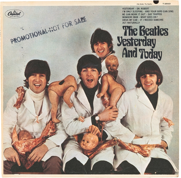 Beatles Ultra-Rare Promotional Yesterday and Today "Butcher Cover" First State Mono LP (Capitol T2553, 1966)