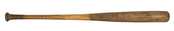 Ernie Banks Game Used Hillerich & Bradsby 1965 Professional Model Bat PSA