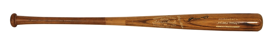 Willie Mays Game Used & Signed Adirondack 1961 Bat (Little Use) PSA & JSA