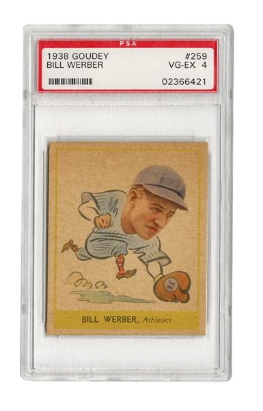 1938 Goudey #259 Bill Werber PSA 4