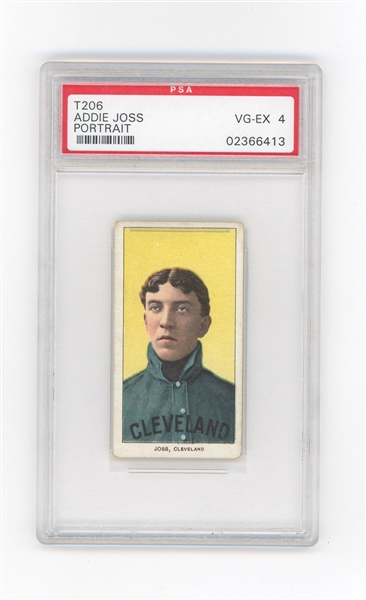 1909-11 T206 Addie Joss PSA 4