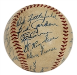 1955 Pittsburgh Pirates Team Signed Baseball (27 Signatures) with Roberto Clemente (Rookie) JSA