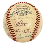 1971 World Series Champion Pittsburgh Pirates Team Signed Baseball (25 Signatures) with Roberto Clemente JSA